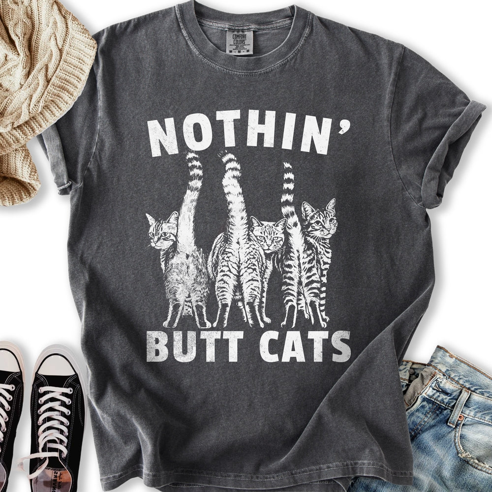 Nothin Butt Cats - Adult & Kids T-Shirts, Sweatshirts & Hoodies apparel design preview 1