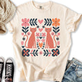 Folk Art Cats - Adult & Kids T-Shirts, Sweatshirts & Hoodies apparel design preview 1