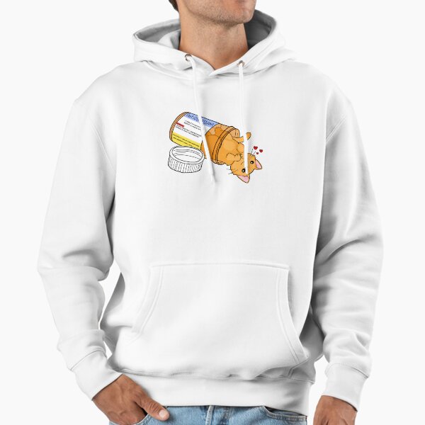 Orange kitty antidepressant love medicine - Adult & Kids T-Shirts, Sweatshirts & Hoodies apparel design preview 1