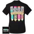 Girlie Girl Originals Blessed Teacher - Adult & Kids T-Shirts, Sweatshirts & Hoodies apparel design preview 1