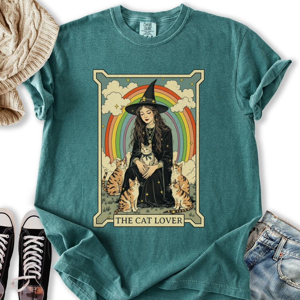 The Witch Cat Lover - Adult & Kids T-Shirts, Sweatshirts & Hoodies apparel design preview 2