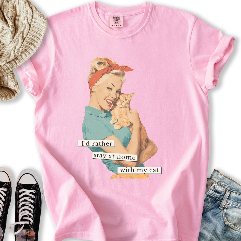 Rather Stay At Home - Adult & Kids T-Shirts, Sweatshirts & Hoodies apparel design preview 1