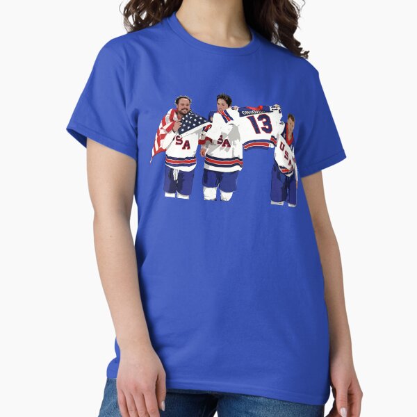 Team USA honors Johnny Gaudreau at the Olympics - Adult & Kids T-Shirts, Sweatshirts & Hoodies apparel design preview 1