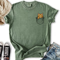 Ginger Cat Pocket - Adult & Kids T-Shirts, Sweatshirts & Hoodies apparel design preview 1
