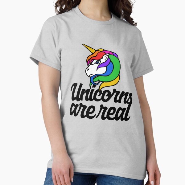 Unicorns are real - Adult & Kids T-Shirts, Sweatshirts & Hoodies apparel design preview 1