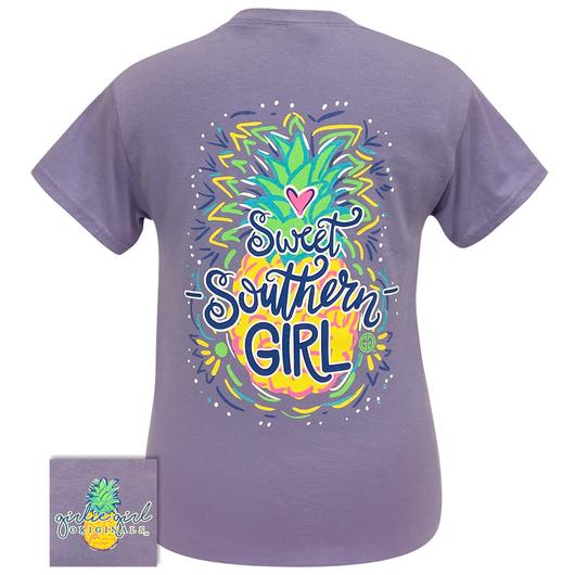 Girlie Girl Originals Preppy Sweet Southern Pineapple - Adult & Kids T-Shirts, Sweatshirts & Hoodies apparel design preview 1
