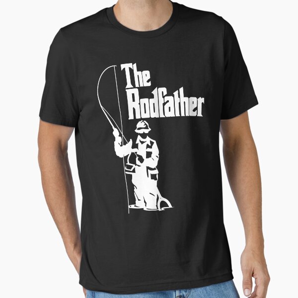 The Rodfather Fishing - Adult & Kids T-Shirts, Sweatshirts & Hoodies apparel design preview 1