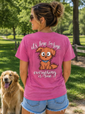 Southern Attitude I'm Fine Dog - Adult & Kids T-Shirts, Sweatshirts & Hoodies apparel design preview 1