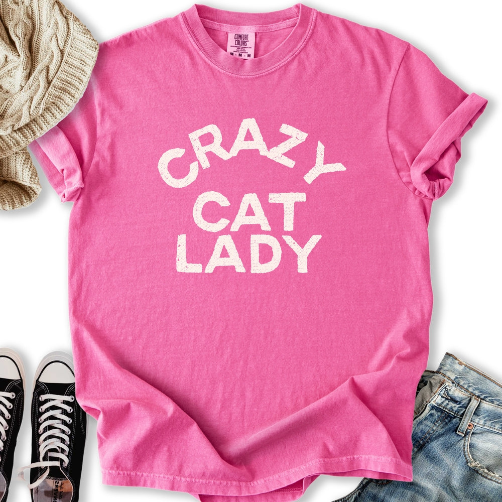 Crazy Cat Lady - Adult & Kids T-Shirts, Sweatshirts & Hoodies apparel design preview 2