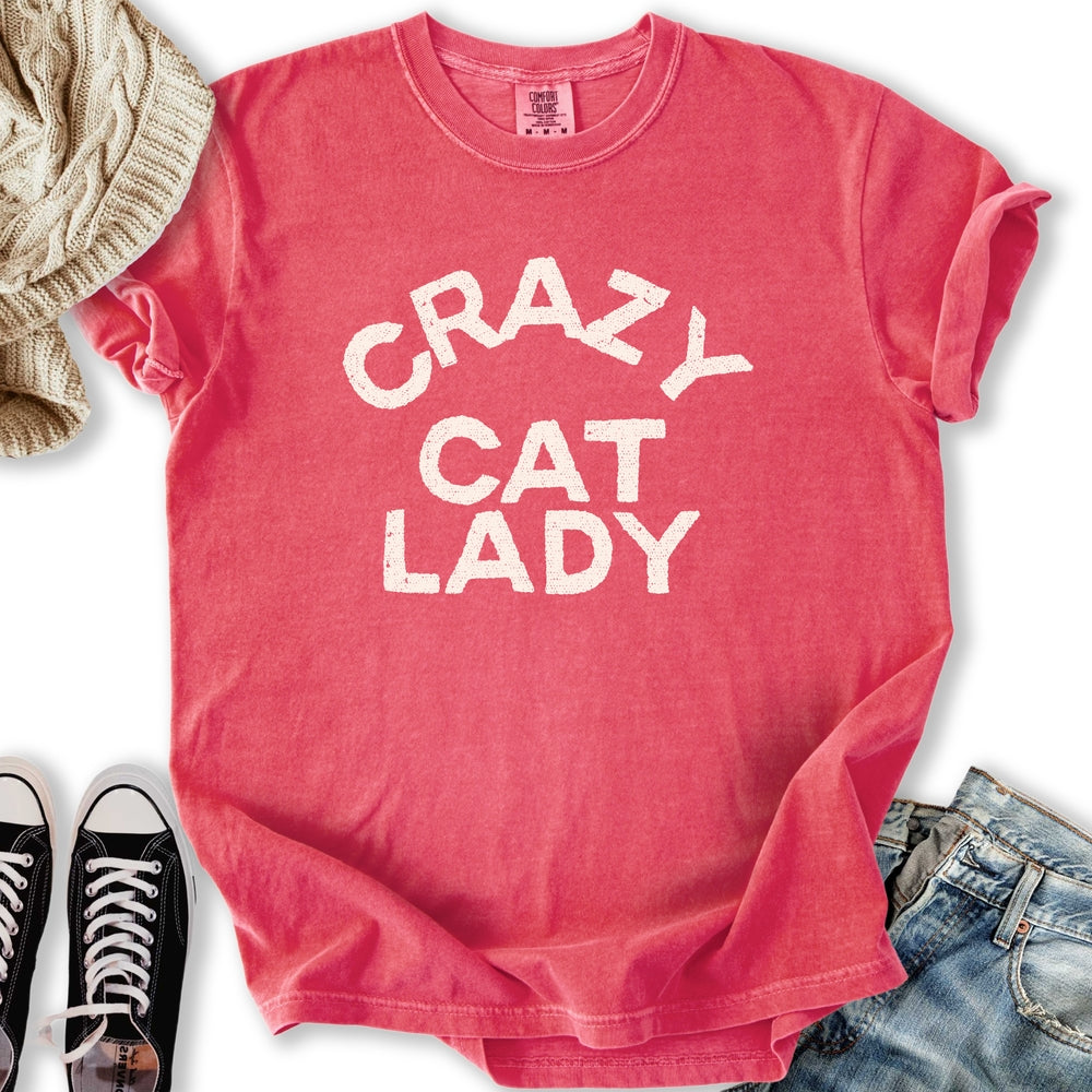Crazy Cat Lady - Adult & Kids T-Shirts, Sweatshirts & Hoodies apparel design preview 1