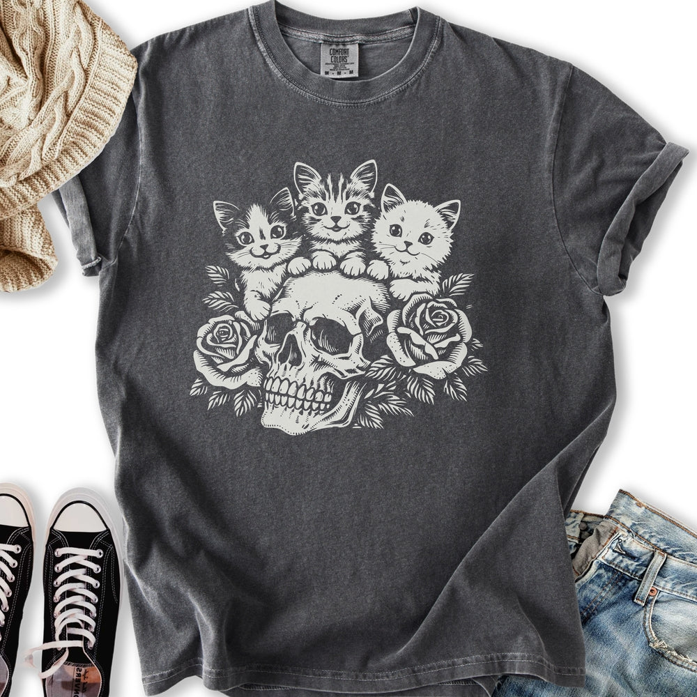 Goth Kittens - Adult & Kids T-Shirts, Sweatshirts & Hoodies apparel design preview 1