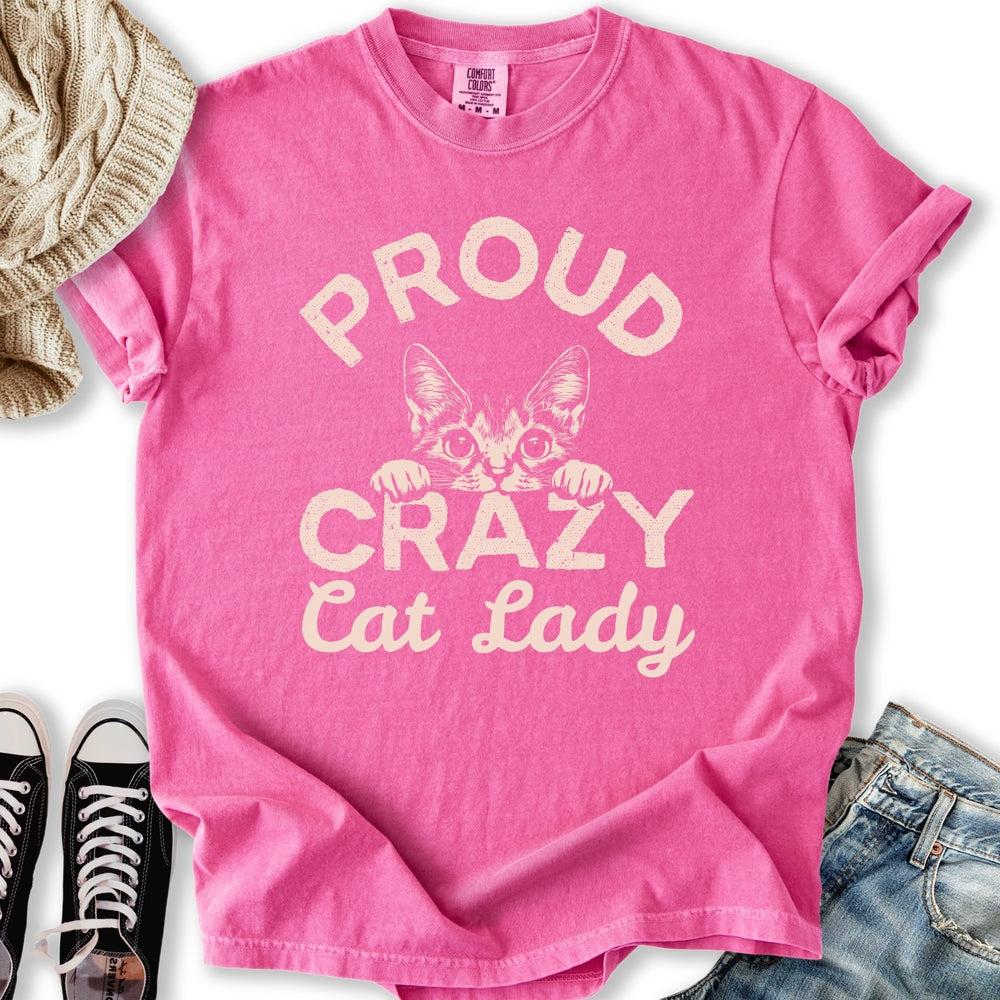 Proud Crazy Cat Lady - Adult & Kids T-Shirts, Sweatshirts & Hoodies apparel design preview 2