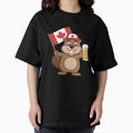 Beaver Holding Canada Flag Beer - Adult & Kids T-Shirts, Sweatshirts & Hoodies apparel design preview 1
