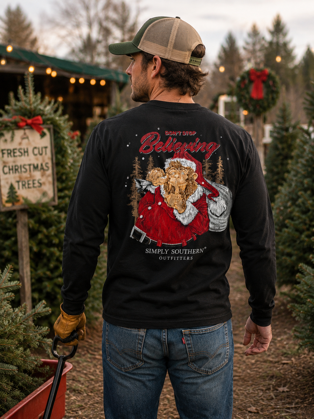 Simply Southern Don't Stop Holiday - Adult & Kids T-Shirts, Sweatshirts & Hoodies apparel design preview 1