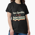 Bus Spotting is my Superpower - Adult & Kids T-Shirts, Sweatshirts & Hoodies apparel design preview 1