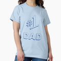 #1 Dad - Adult & Kids T-Shirts, Sweatshirts & Hoodies apparel design preview 1