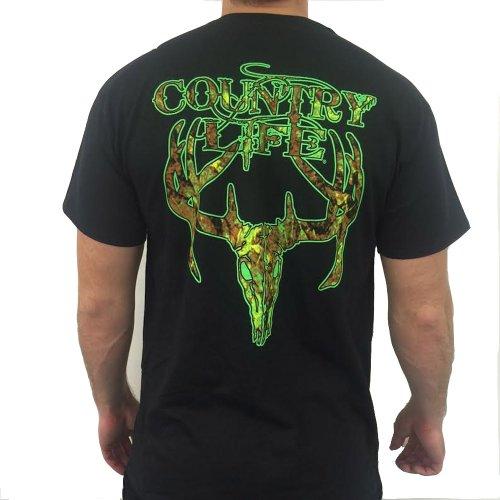 Country Life Outfitters Black Green Camo Realtree - Adult & Kids T-Shirts, Sweatshirts & Hoodies apparel design preview 2