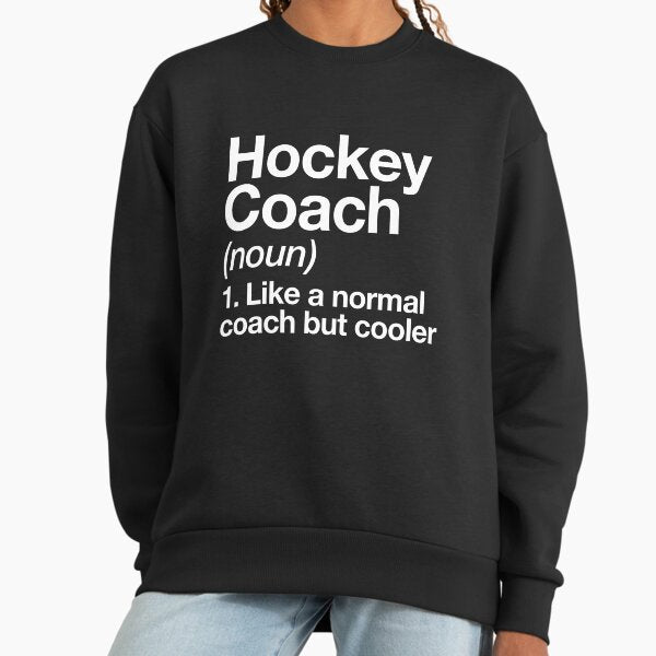 Hockey Coach Funny Definition Trainer Gift Design - Adult & Kids T-Shirts, Sweatshirts & Hoodies apparel design preview 1