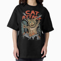 Cat Attack - Adult & Kids T-Shirts, Sweatshirts & Hoodies apparel design preview 1