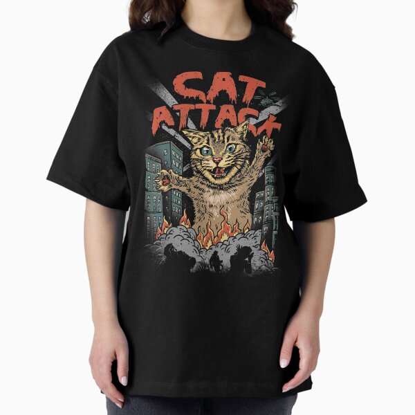 Cat Attack - Adult & Kids T-Shirts, Sweatshirts & Hoodies apparel design preview 1