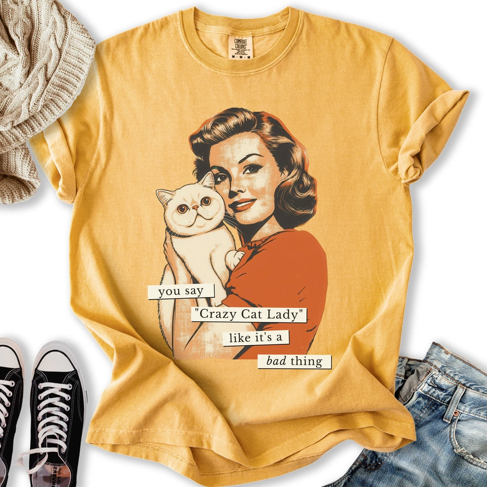 Exotic Cat Lady - Adult & Kids T-Shirts, Sweatshirts & Hoodies apparel design preview 1
