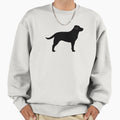 Black Labrador Retriever Silhouette(s) - Adult & Kids T-Shirts, Sweatshirts & Hoodies apparel design preview 1