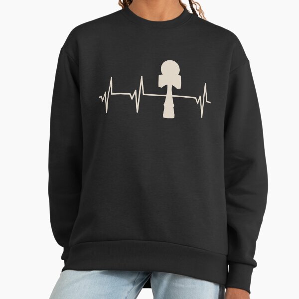 Kendama Heartbeat Pulse Gift For Players - Adult & Kids T-Shirts, Sweatshirts & Hoodies apparel design preview 1