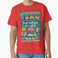 Your feelings are valid: Aesthetic Mindfulness - Adult & Kids T-Shirts, Sweatshirts & Hoodies apparel design preview 1