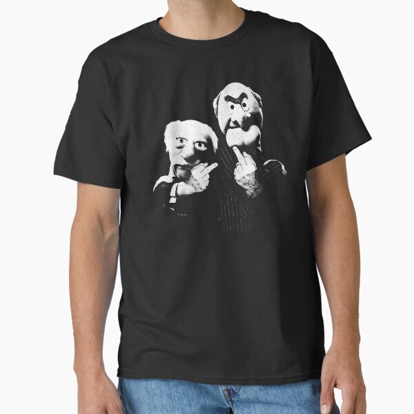 Statler and Waldorf Middle Finger - Adult & Kids T-Shirts, Sweatshirts & Hoodies apparel design preview 1