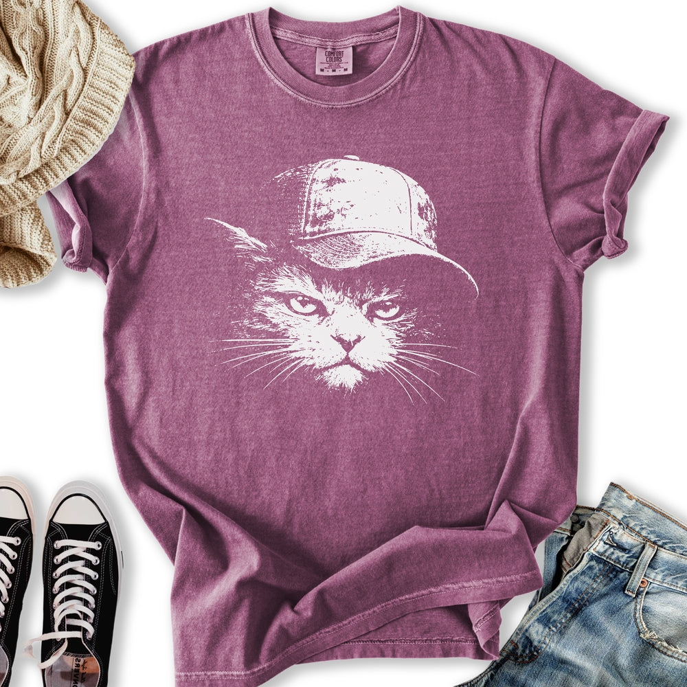 Trucker Cat - Adult & Kids T-Shirts, Sweatshirts & Hoodies apparel design preview 2