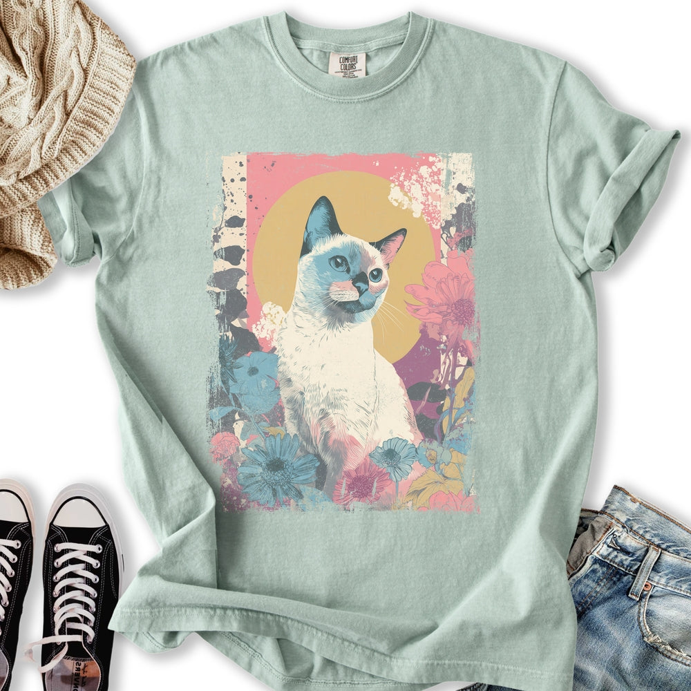 Siamese Pastel Art - Adult & Kids T-Shirts, Sweatshirts & Hoodies apparel design preview 2