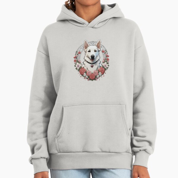 Adorable Swiss white shepherd - Adult & Kids T-Shirts, Sweatshirts & Hoodies apparel design preview 1