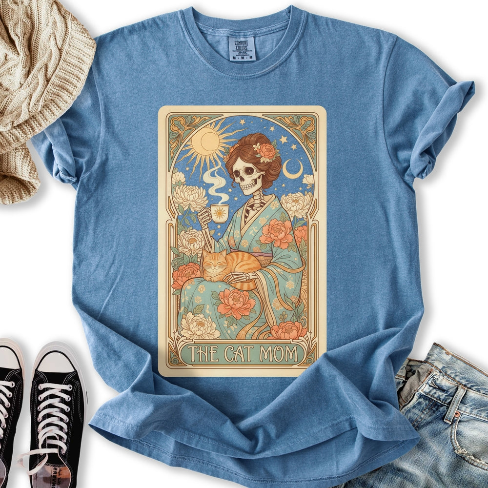 Pastel Cat Mom Tarot - Adult & Kids T-Shirts, Sweatshirts & Hoodies apparel design preview 1