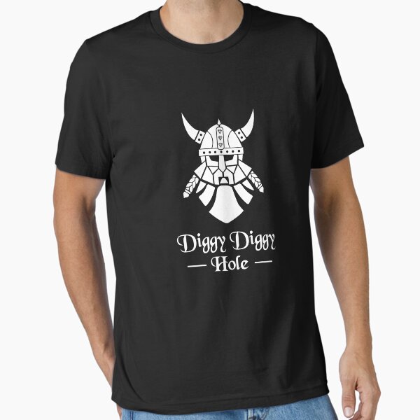 Dwarf diggy hole white - Adult & Kids T-Shirts, Sweatshirts & Hoodies apparel design preview 1