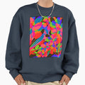 Lovely Colorful Retro Flower Power Pattern - Adult & Kids T-Shirts, Sweatshirts & Hoodies apparel design preview 1