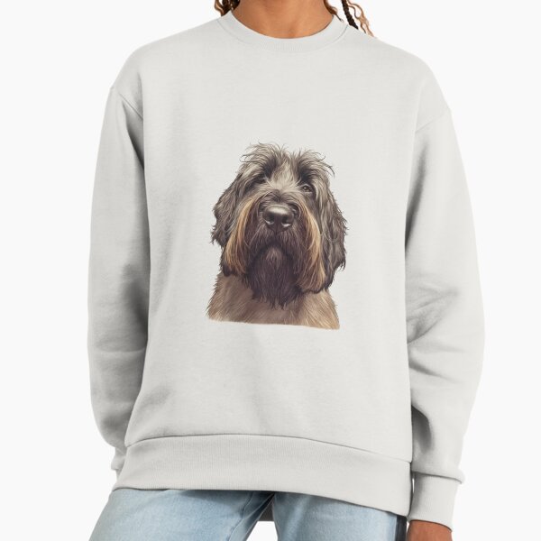 Cute Briard dog - Adult & Kids T-Shirts, Sweatshirts & Hoodies apparel design preview 1