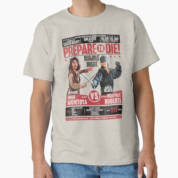 Inigo Montoya Fencing Poster Worn - Adult & Kids T-Shirts, Sweatshirts & Hoodies apparel design preview 1