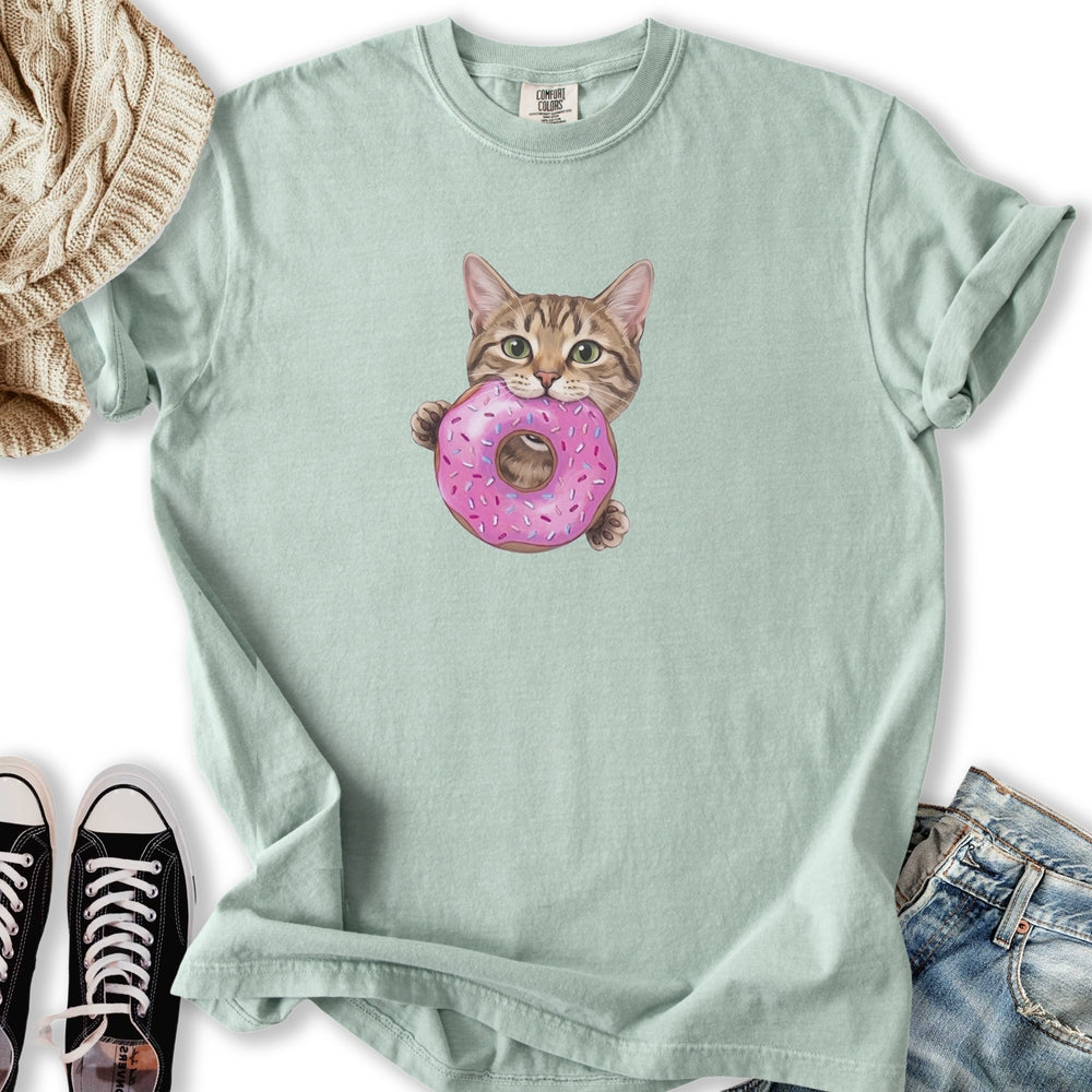 Donut Cat - Adult & Kids T-Shirts, Sweatshirts & Hoodies apparel design preview 1