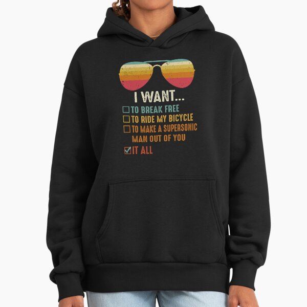 I Want To - Adult & Kids T-Shirts, Sweatshirts & Hoodies apparel design preview 1