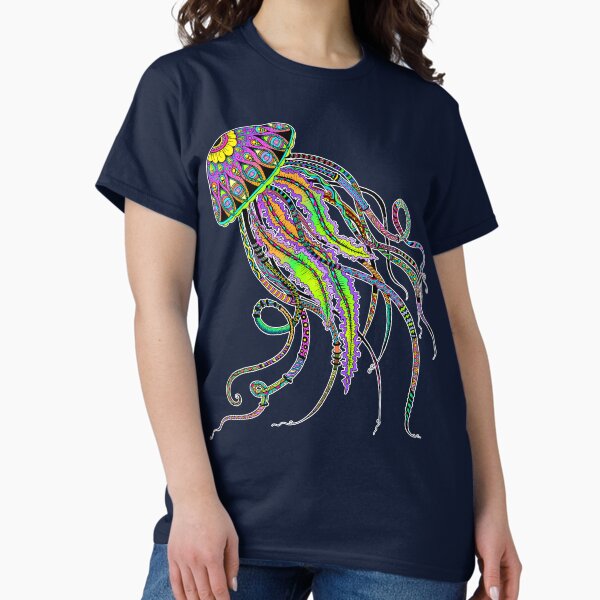Electric Jellyfish - Adult & Kids T-Shirts, Sweatshirts & Hoodies apparel design preview 1