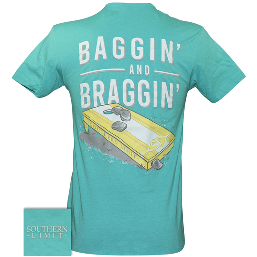 Southern Limits Baggin' And Braggin' Corn-hole - Adult & Kids T-Shirts, Sweatshirts & Hoodies apparel design preview 2