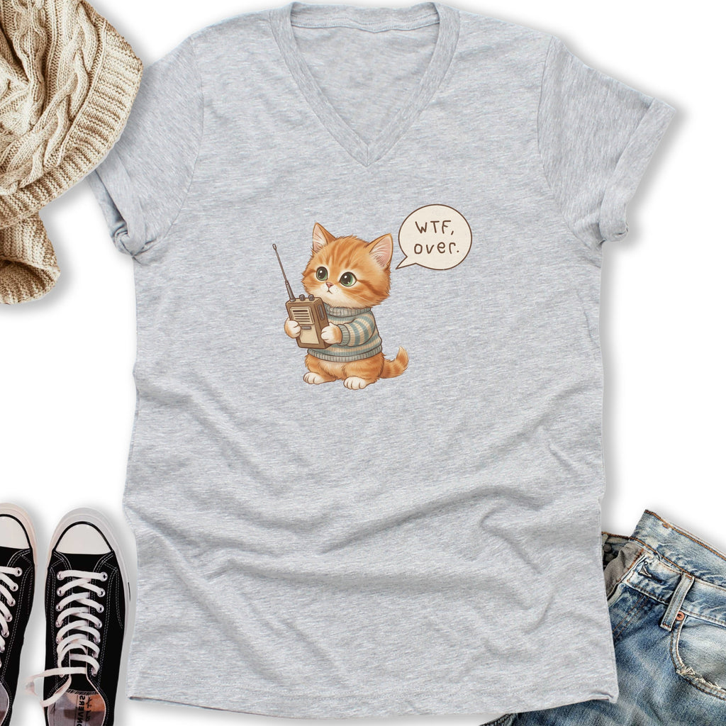 WTF Over V-Neck - Adult & Kids T-Shirts, Sweatshirts & Hoodies apparel design preview 2