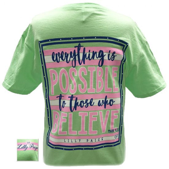 SALE Bjaxx Lilly Paige Anything is Possible to Those - Adult & Kids T-Shirts, Sweatshirts & Hoodies apparel design preview 1