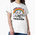 Dogs are my friends - Adult & Kids T-Shirts, Sweatshirts & Hoodies apparel design preview 1