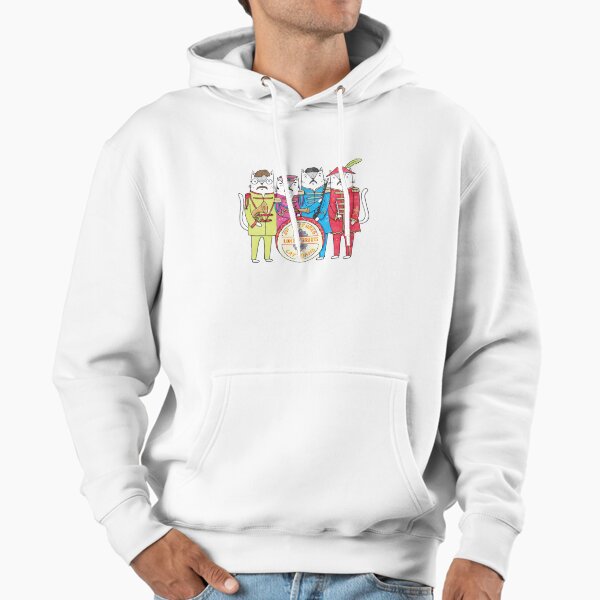 SGT Peppurr's Lonely Hearts Cats Band - Adult & Kids T-Shirts, Sweatshirts & Hoodies apparel design preview 1