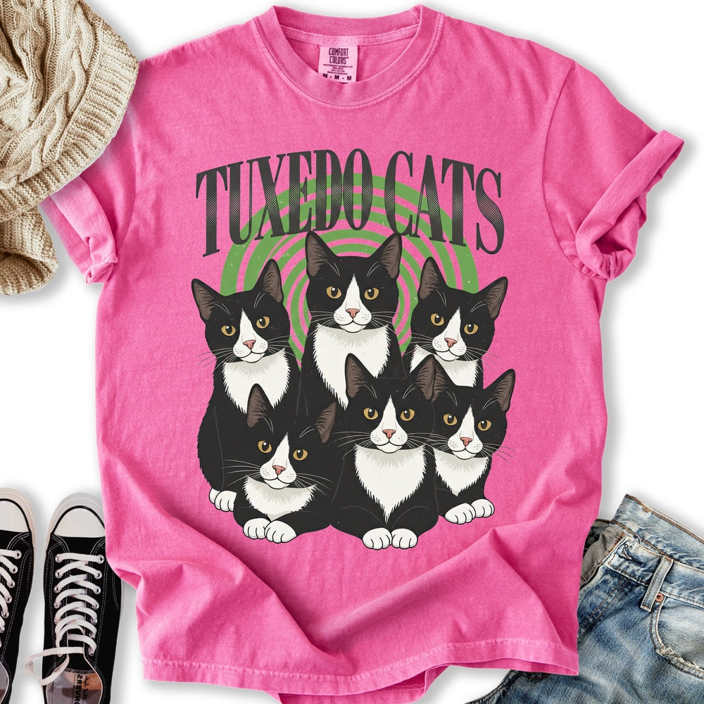 Tuxedo Cats Band - Adult & Kids T-Shirts, Sweatshirts & Hoodies apparel design preview 2