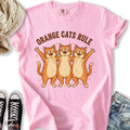 Orange Cats Rule - Adult & Kids T-Shirts, Sweatshirts & Hoodies apparel design preview 1