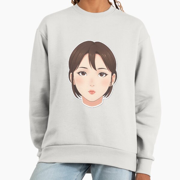 Minimal Anime Face Line Art Expressive Minimalist - Adult & Kids T-Shirts, Sweatshirts & Hoodies apparel design preview 1