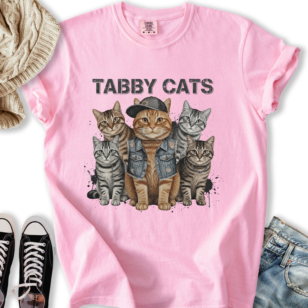 Tabby Cat Band - Adult & Kids T-Shirts, Sweatshirts & Hoodies apparel design preview 2