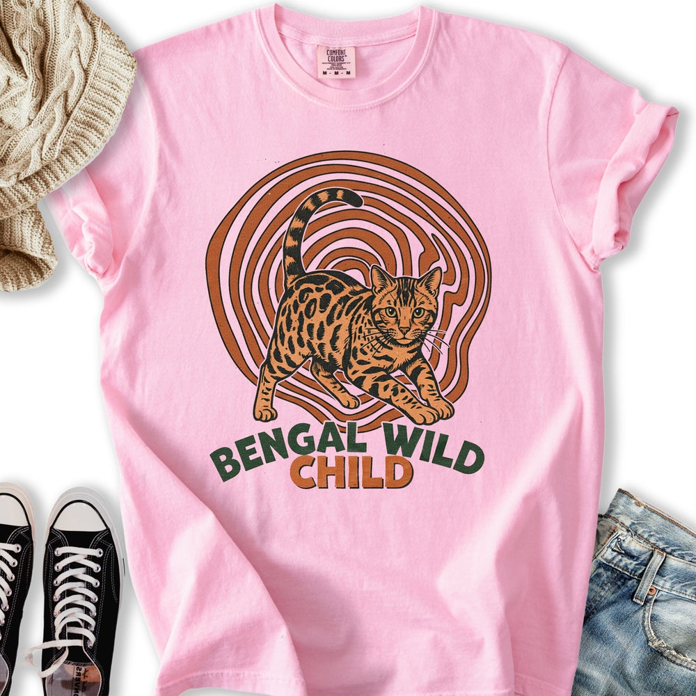 Bengal Wild Child - Adult & Kids T-Shirts, Sweatshirts & Hoodies apparel design preview 1